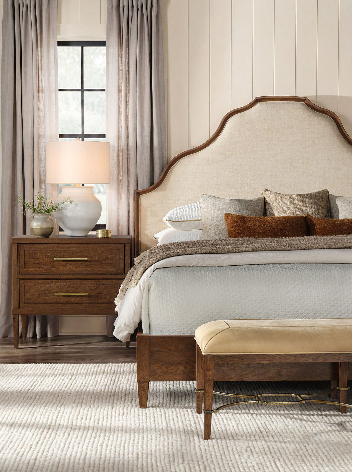 Cashiers - Upholstered Panel Bed