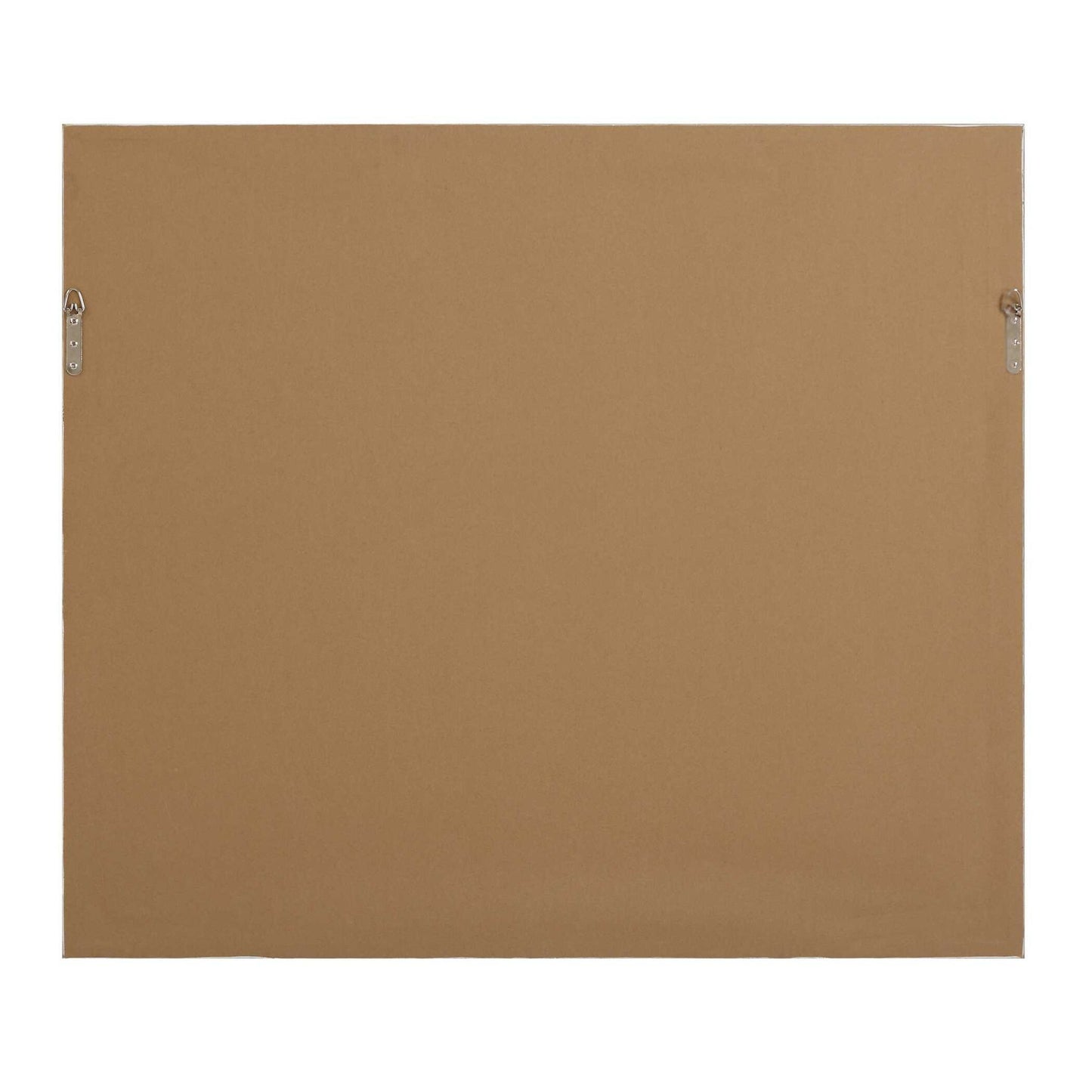 Blue Reverie - Framed Abstract Lake Print - Light Brown