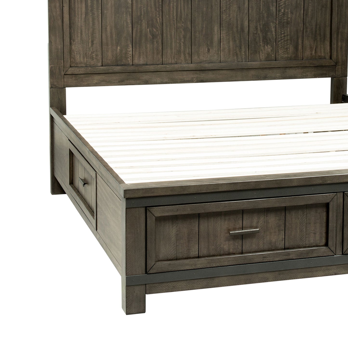 Thornwood Hills - One Sided Storage Rail - Rock Beaten Brown