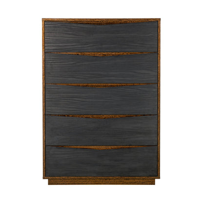 Kayner - 5-Drawer Chest - Charcoal