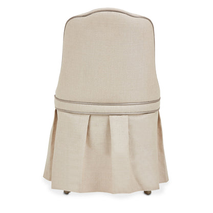 Villa Cherie - Tufted Vanity Chair - Frosted Pearl