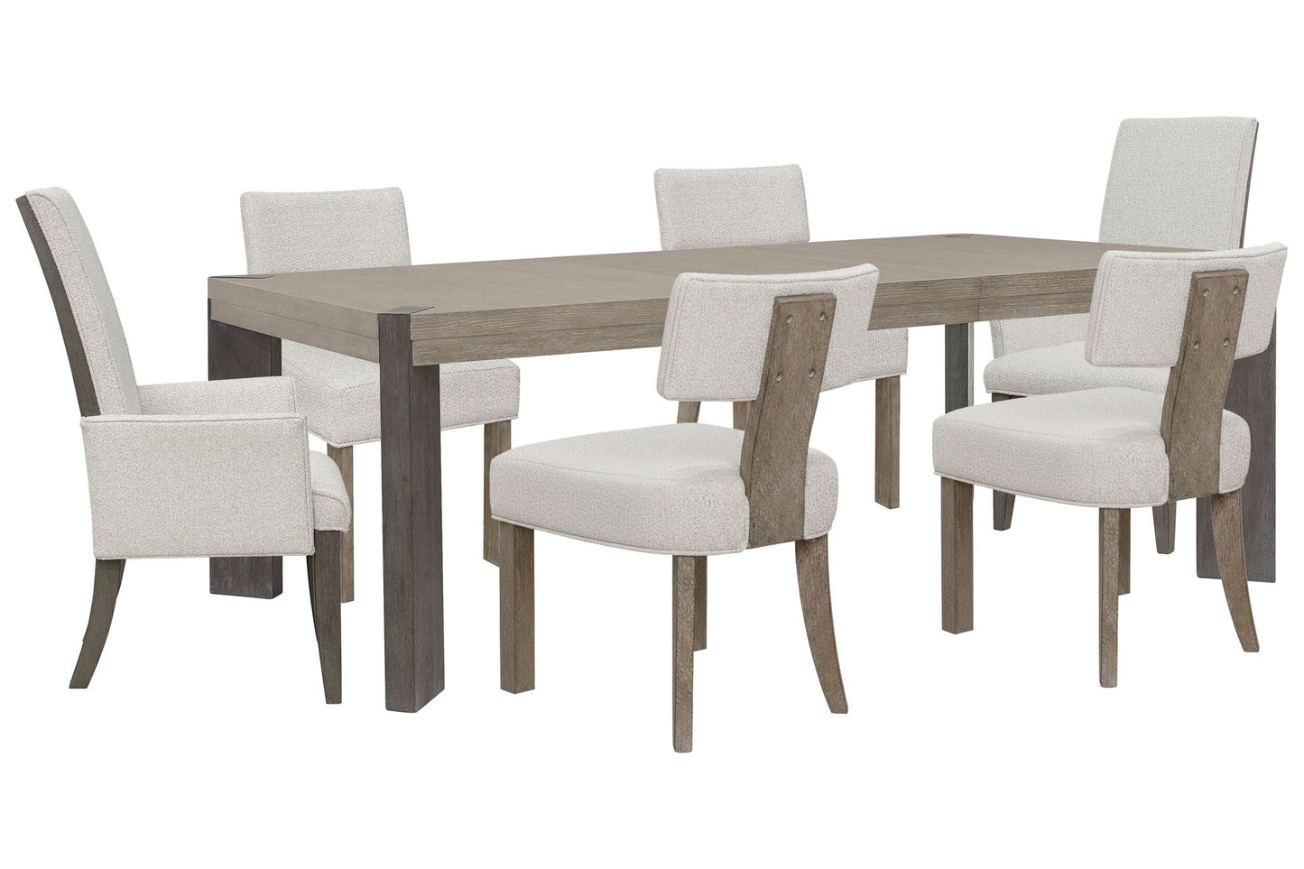 Anderson Park - Leg Dining Table Set With Klismos Chairs