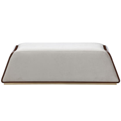 Houston - Accent Bench - Porcini / Walnut