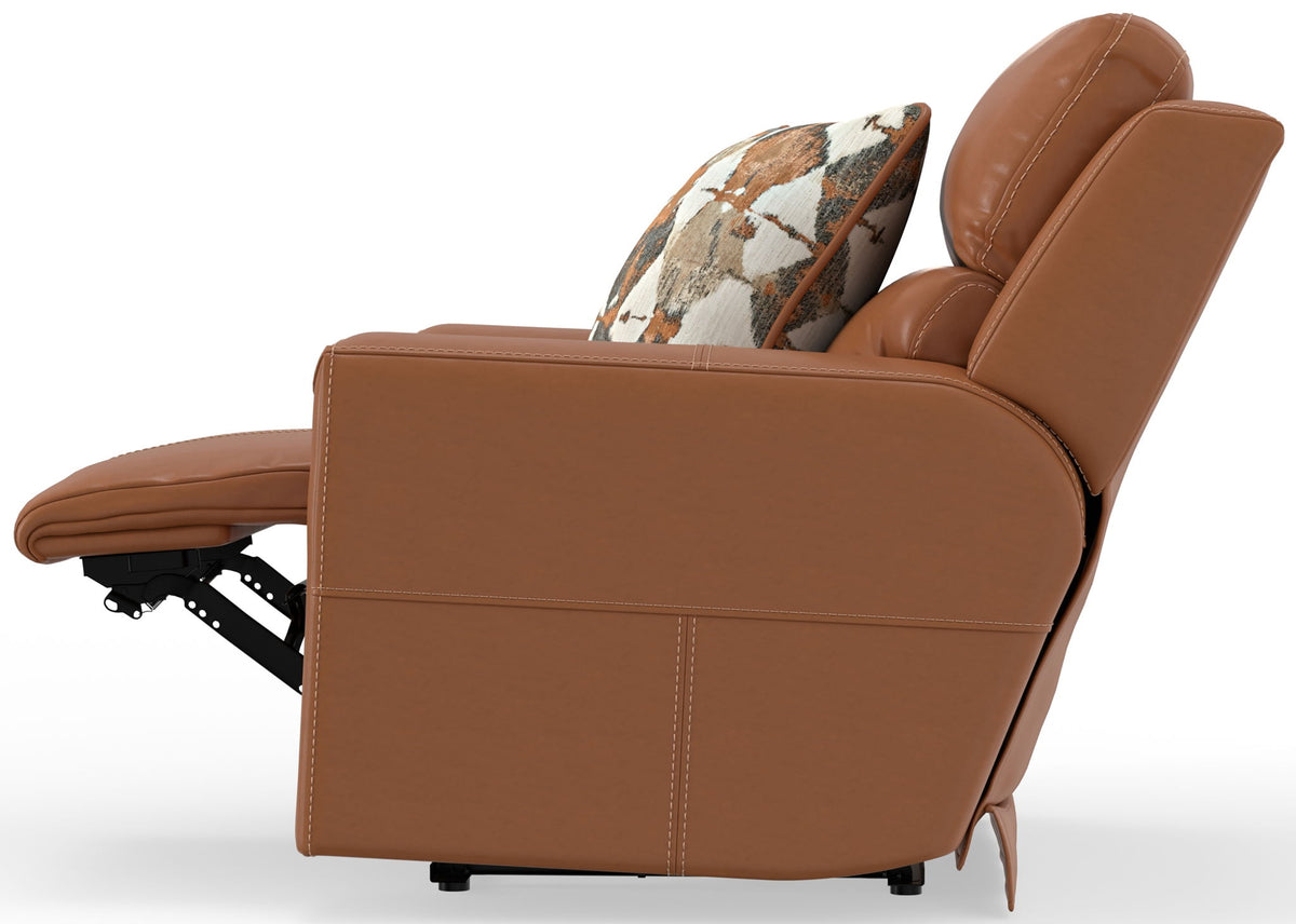Arezzo - Power Headrest Power Lay Flat Recliner With Zero Gravity/Extended Ottoman