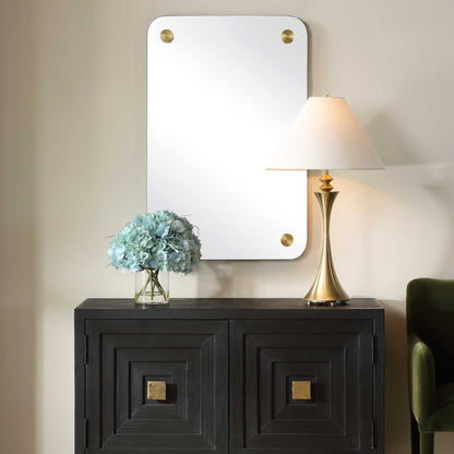 Hamrick - Frameless Mirror - Brass / Gold