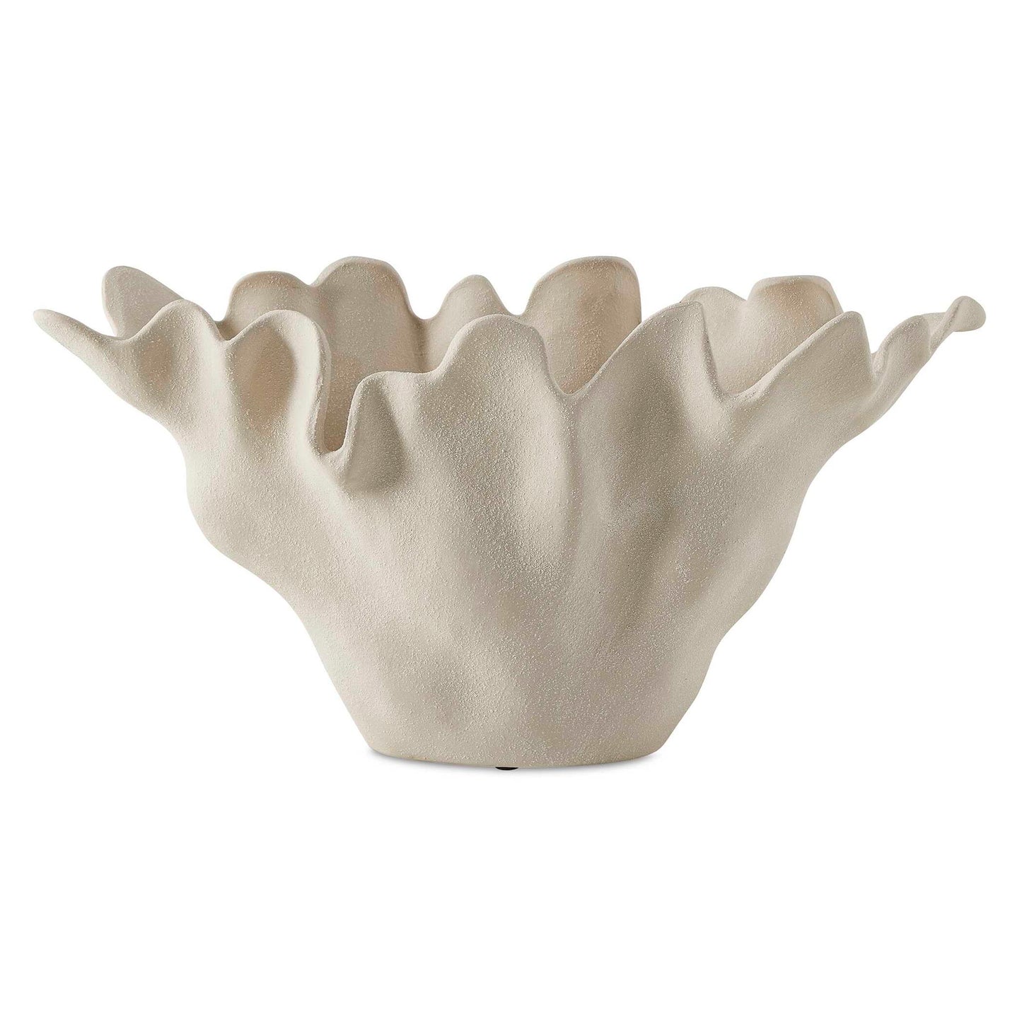 Sand Dune - Outdoor Ceramic Bowl - White
