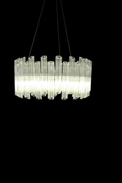 Michael Amini Lighting - Octavious 8-Light Modern Crystal Chandelier - Clear