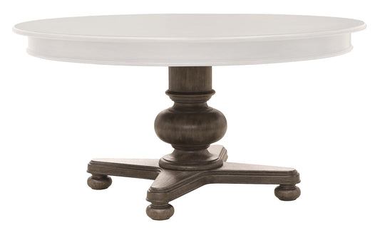Saddle Creek - Round Table Base - Timber Brown