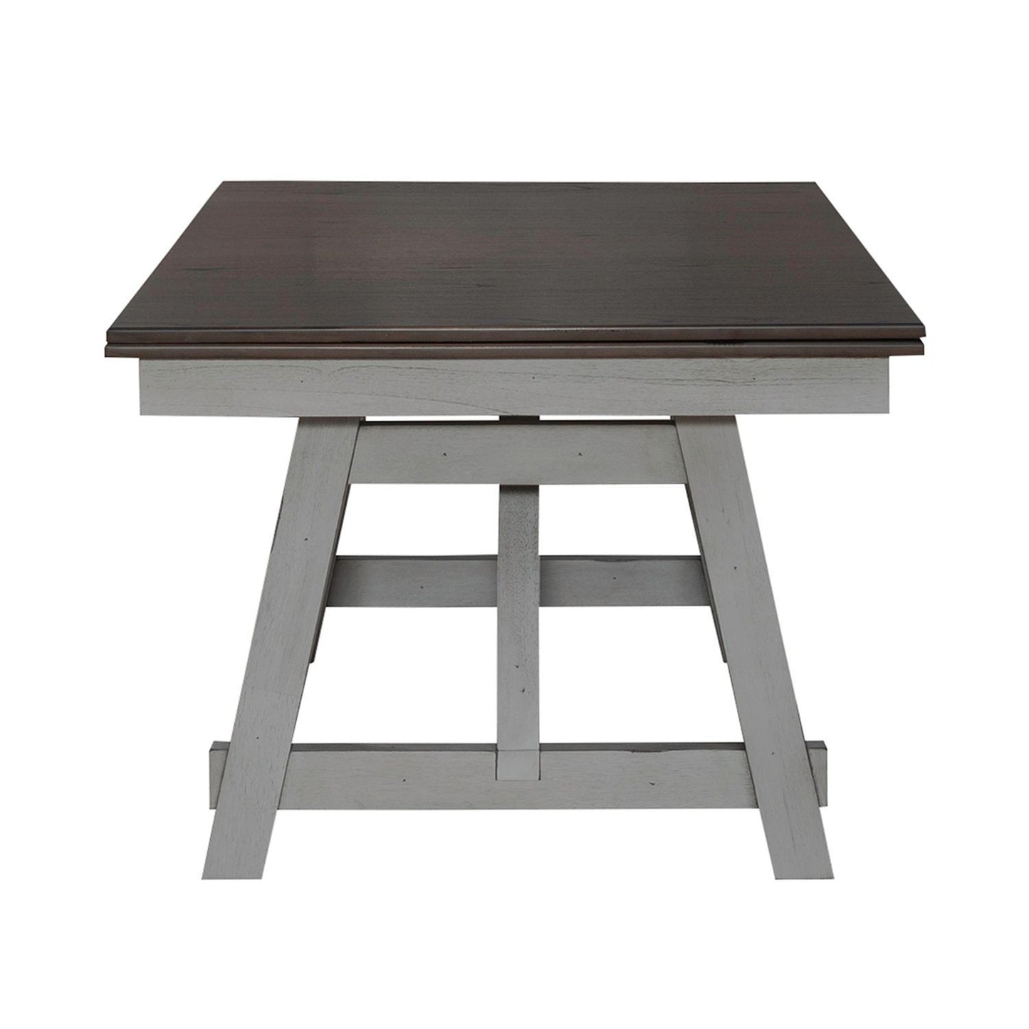 Newport - Trestle Table Base - Smokey Gray / Carbon Gray