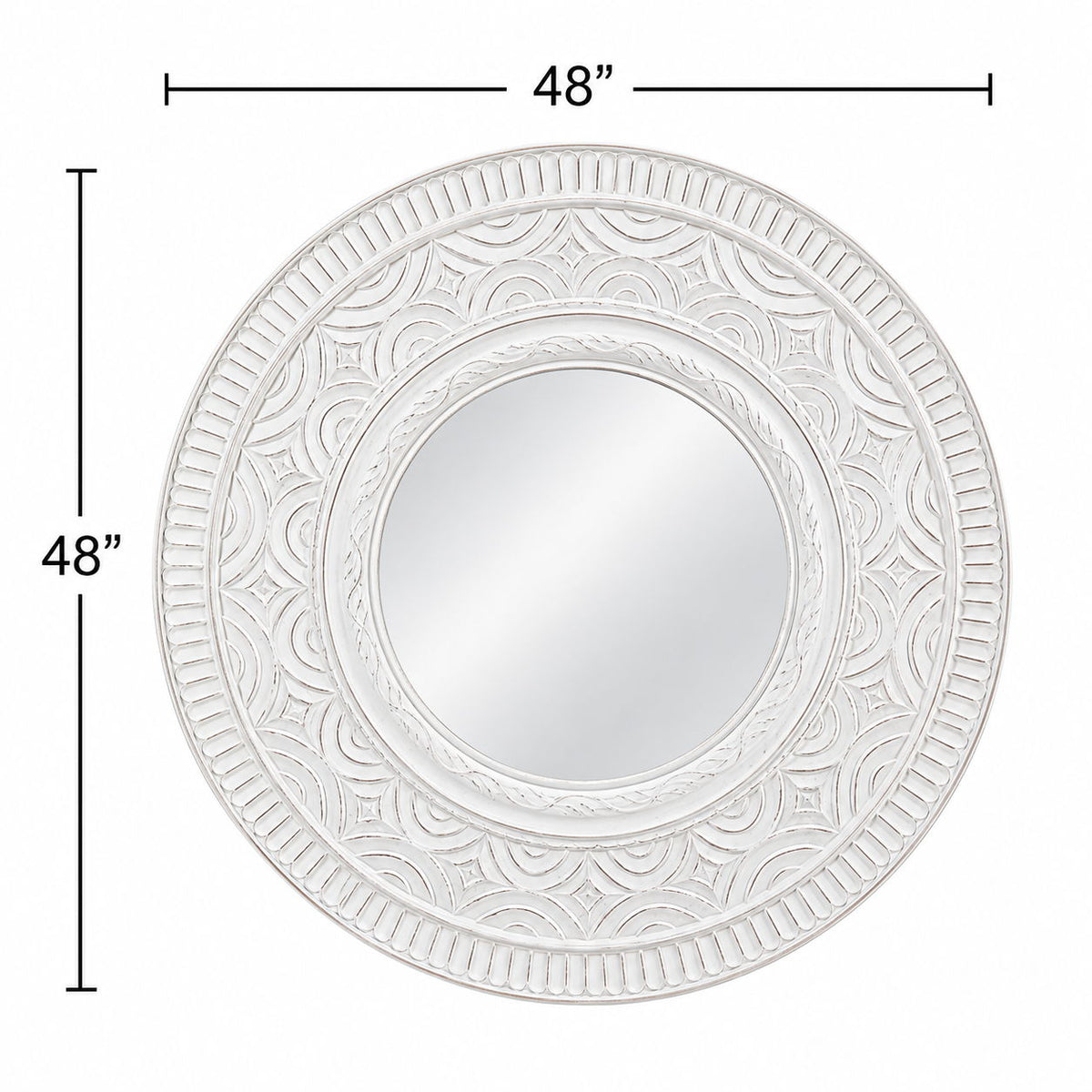 Holland - Wall Mirror - White