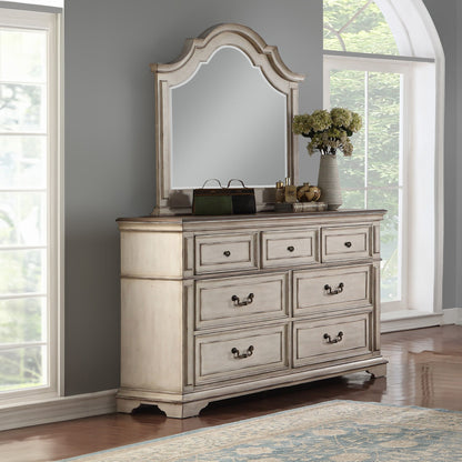 Anastasia - Mirror - Antique White