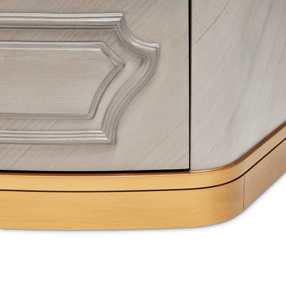 St. Charles - 5-Drawer Highboy Chest - Dove Gray