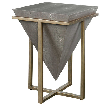 Bertrand - Shagreen Accent Table