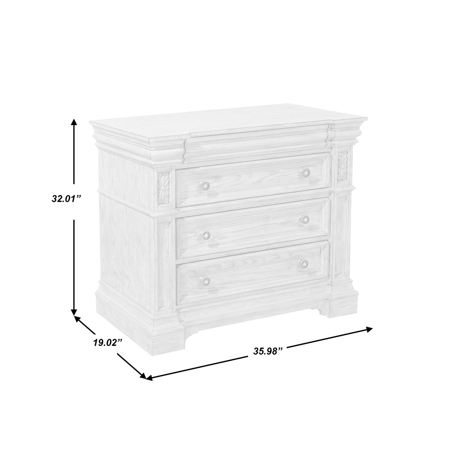 Kingsbury - 4 Drawer Bachelor's Chest - French Gray