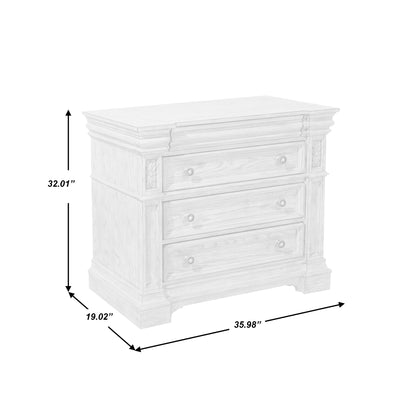 Kingsbury - 4 Drawer Bachelor's Chest - French Gray