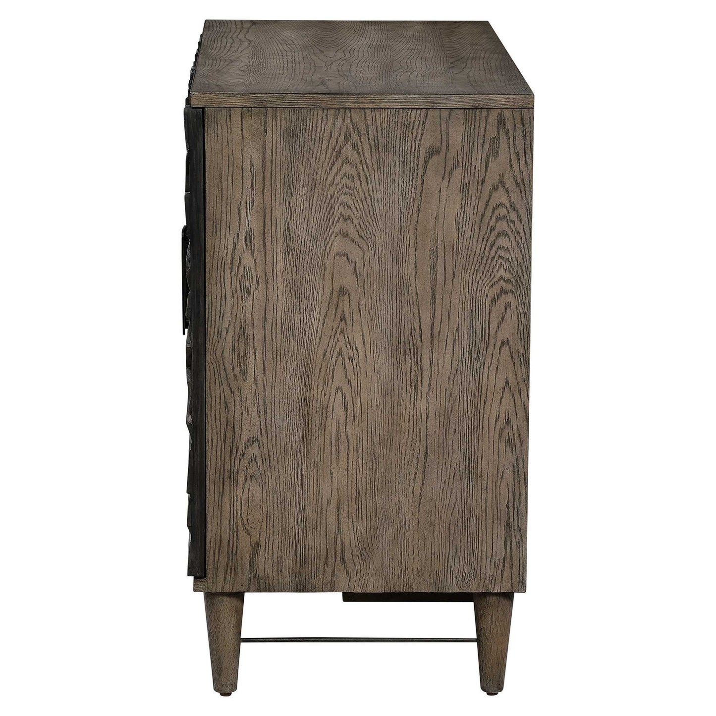 Shield - Oak 2 Door Cabinet - Gray