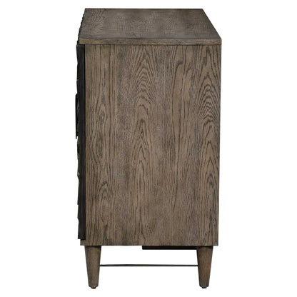 Shield - Oak 2 Door Cabinet - Gray