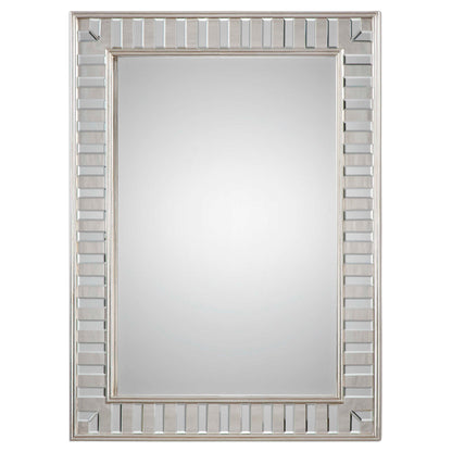 Lanester - Leaf Mirror - Silver