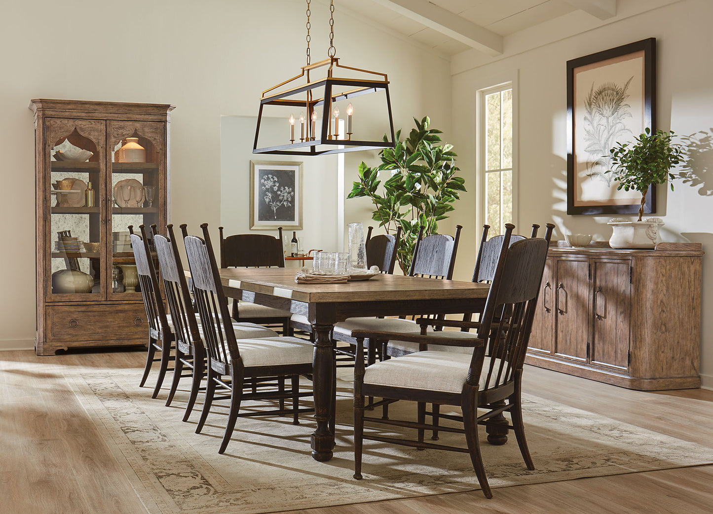 Americana - Display Cabinet - Light Brown
