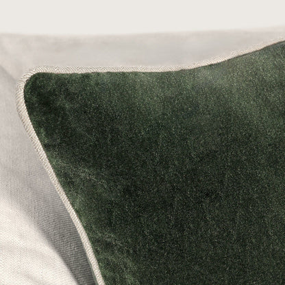 Heirloom Velvet - SLD Pillow - Forest Green
