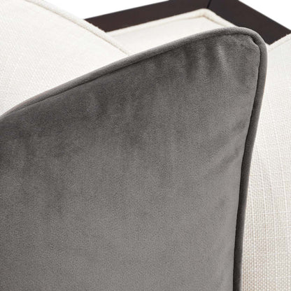 Belmont Place - Sofa - Cream / Espresso