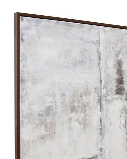 Triad Framed Canvas - Gray