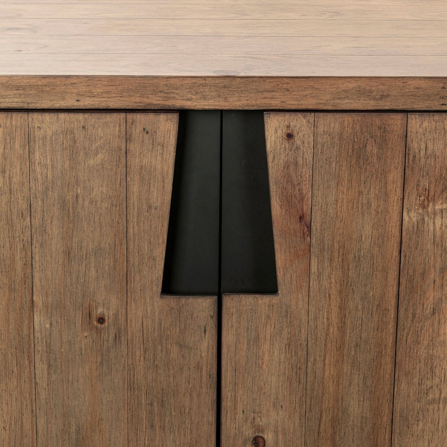 Lyra - 4 Door Buffet - Smoke Brown
