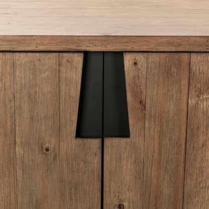 Lyra - 4 Door Buffet - Smoke Brown