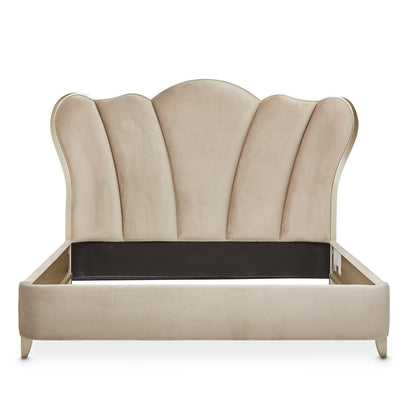 Villa Cherie - Channel Tufted Bed