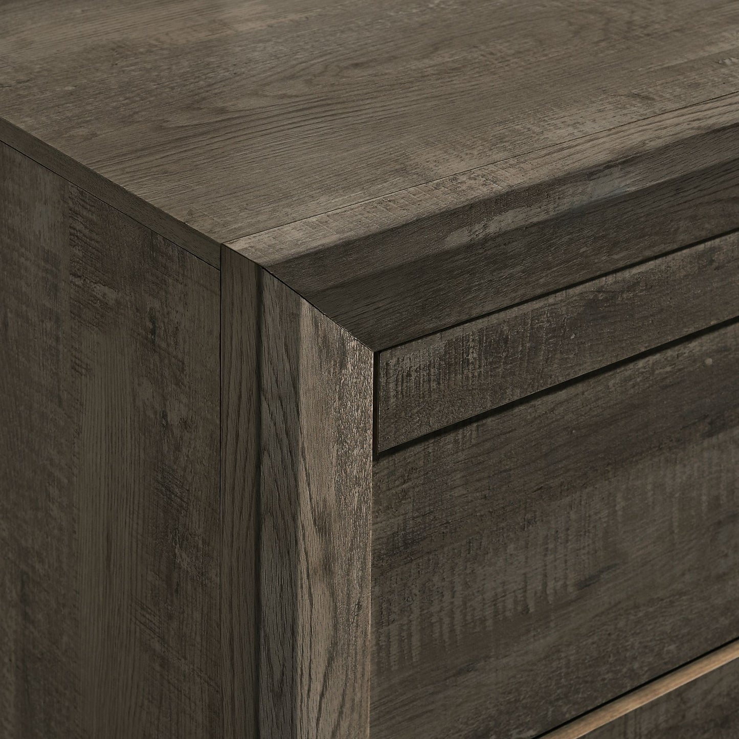 Eleanor - 5-Drawer Chest - Mocha Gray