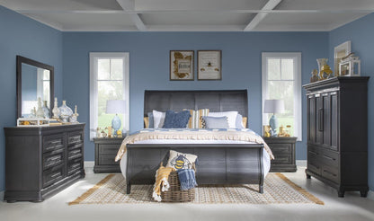 Vintage Market - Complete Sleigh Bed