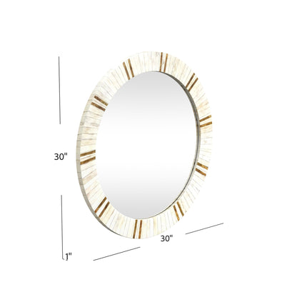 Clever - Wall Mirror - Beige