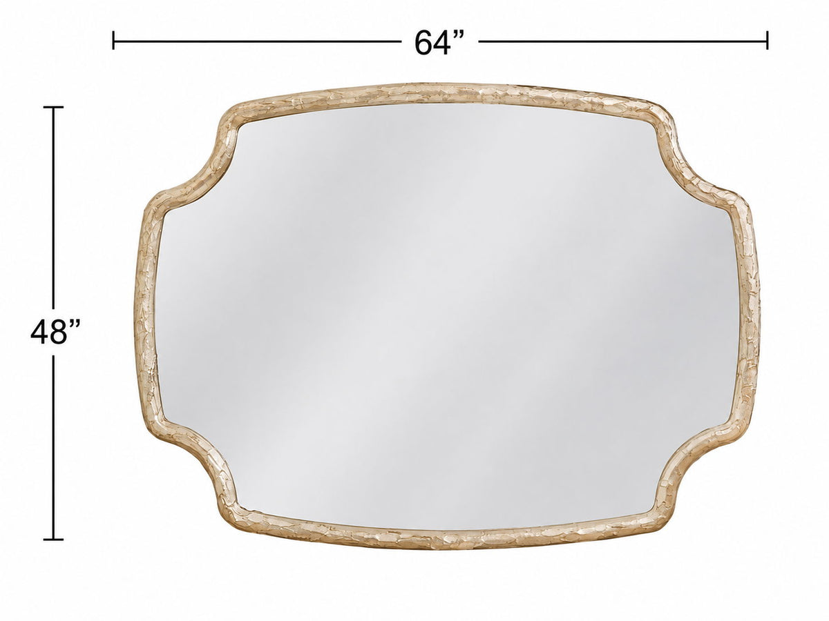 Aura - Wall Mirror - Antique Silver