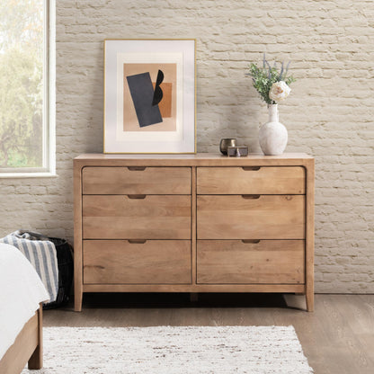 Laguna - 6 Drawer Dresser - Natural Maple