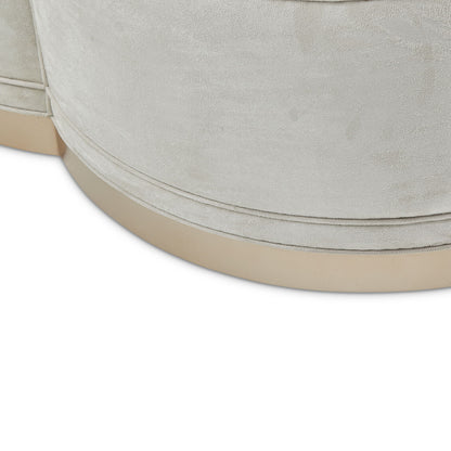 Malibu Crest - Cocktail Ottoman - Chardonnay