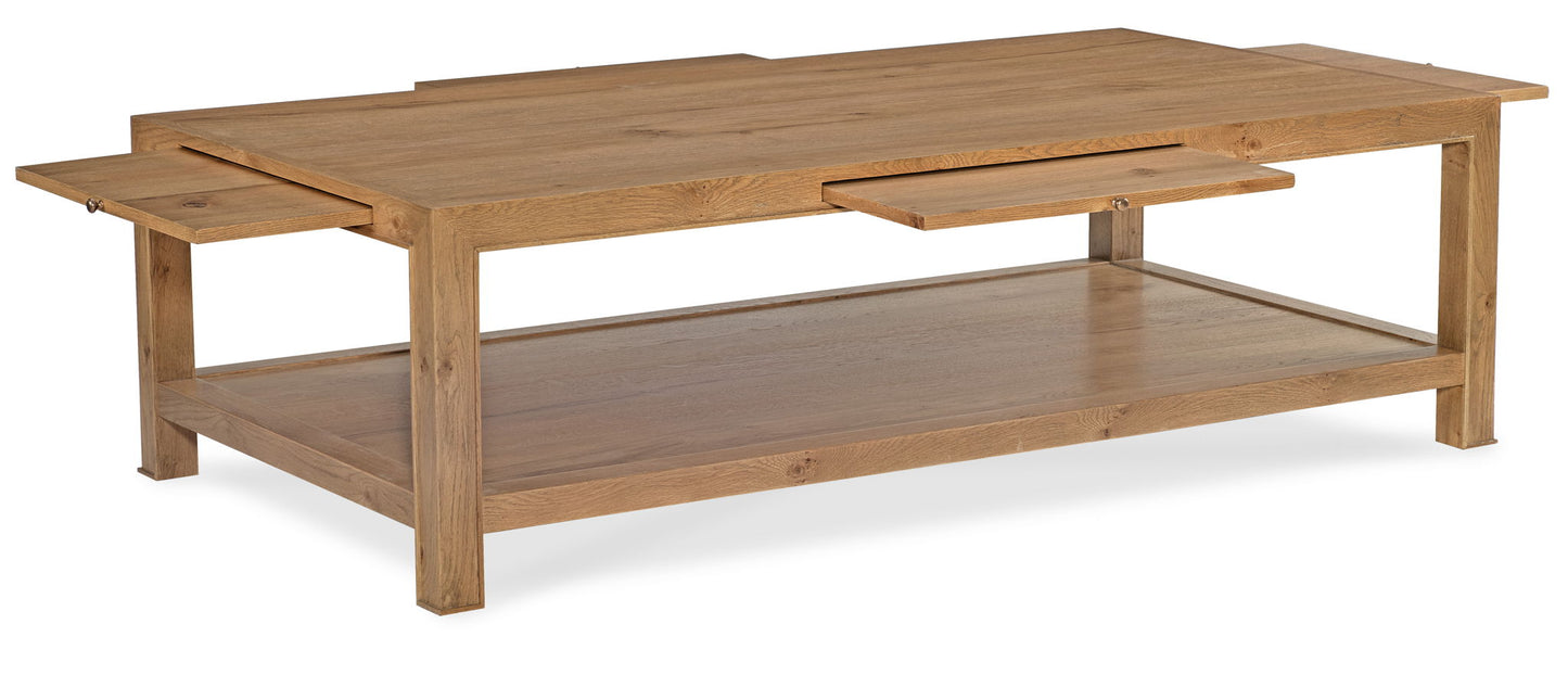 Cashiers - Large Rectangle Cocktail Table - Almond
