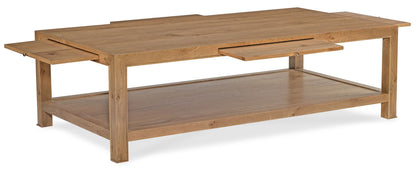 Cashiers - Large Rectangle Cocktail Table - Almond