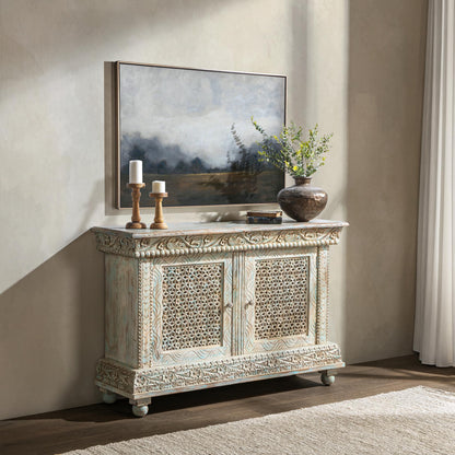Beth - 2 Door Cabinet - Seaside Blue