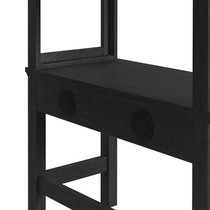 Hampton Kids - Loft Bed With Ladder And Desk With Speaker