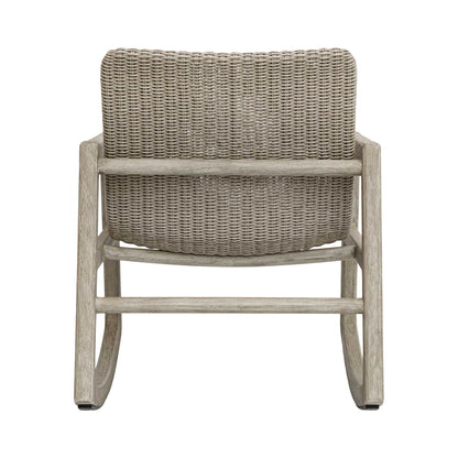 Sumba - Outdoor Wicker Rocking Chair - Gray