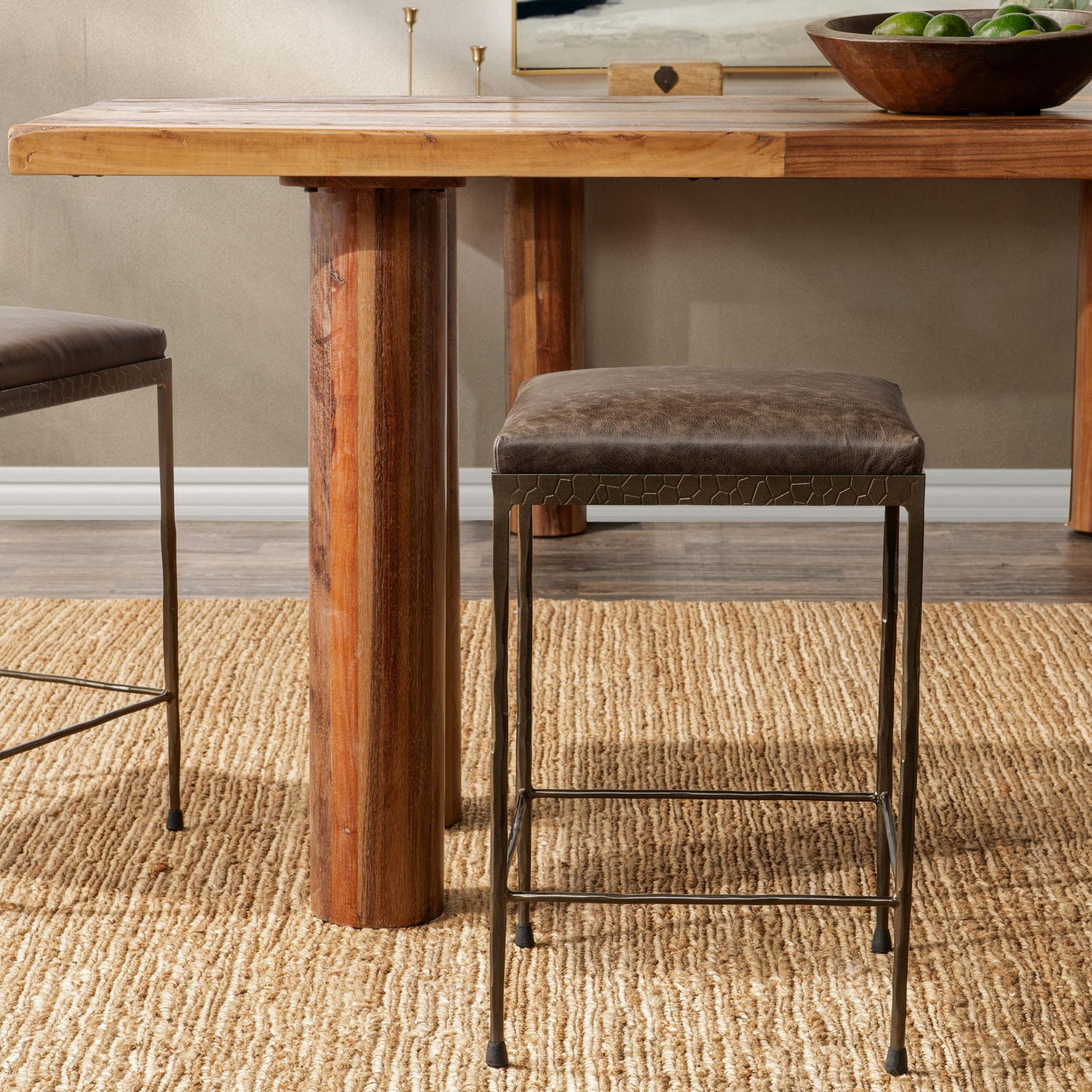 Bose - 26" Leather Counter Stool