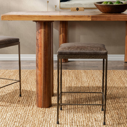 Bose - 26" Leather Counter Stool