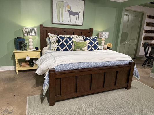 Lake House - Horizontal Slat Panel Bed