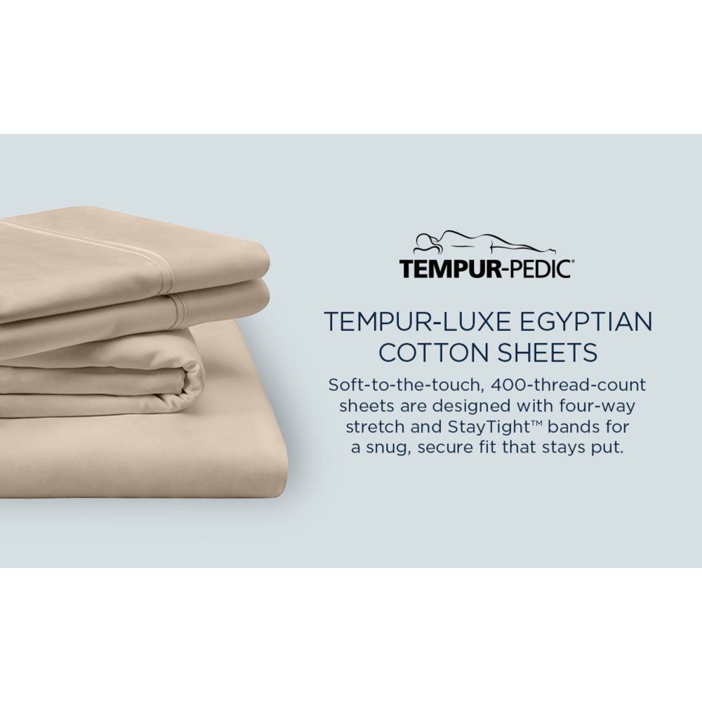 Linens - Tempur Luxe Egyptian Cotton Sheet Set - White