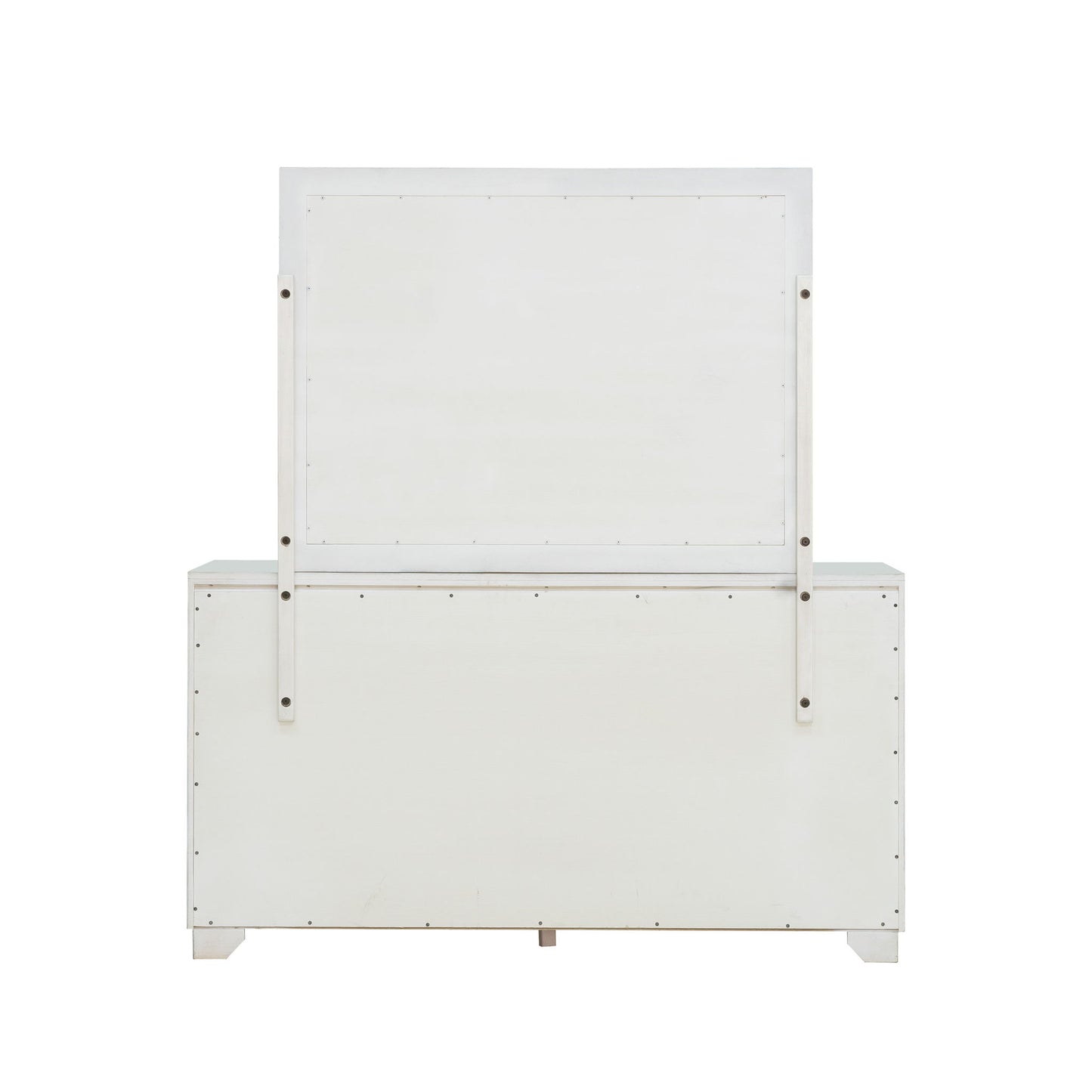 Camila - Dresser and Mirror - Creamy White