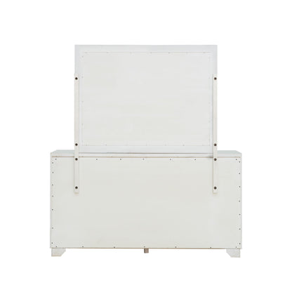 Camila - Dresser and Mirror - Creamy White