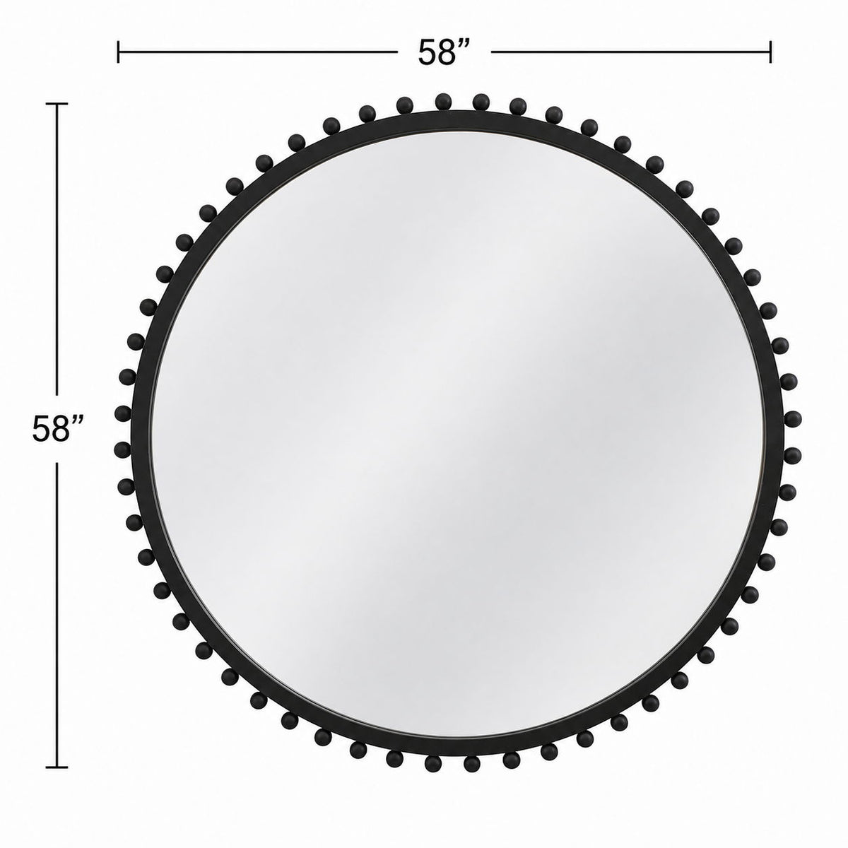 Irinia - Wall Mirror - Black