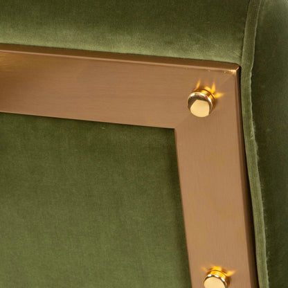 Knoll - Mid-Century Accent Chair - Green