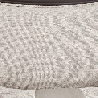 Camellia Field - Chenille Sofa - Linen / Warm Pecan