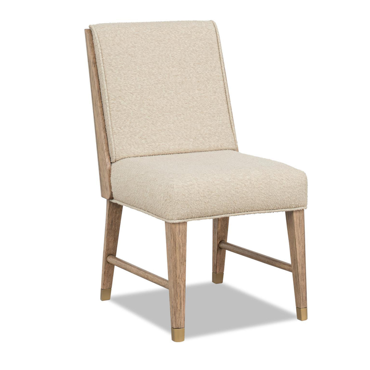 Alden - Wood Back Upholstered Side Chair (Set of 2) - Stonewashed